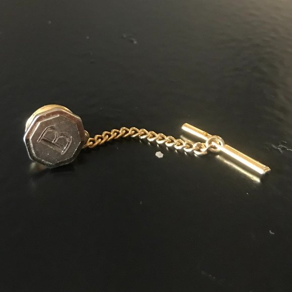 LOT OF VINTAGE SHIRT and TIE ACCESSORIES, CUFF LINKS, TIE CLIPS, TIE PINS - Picture 6 of 8